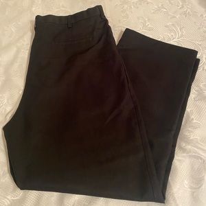 Men’s 42x30 Puritan Black Flat Front Dress Pants.